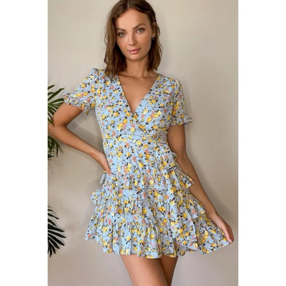 Lulu’s Tiered Floral Mini Dress - Picture 5 of 15